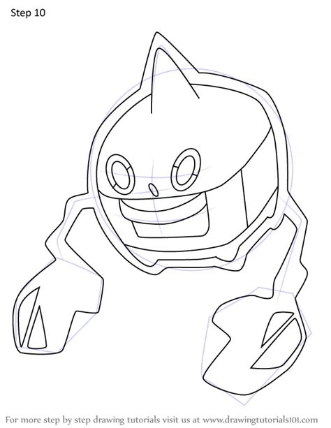 Learn How to Draw Heat Rotom from Pokemon (Pokemon) Step by Step : Drawing Tutorials