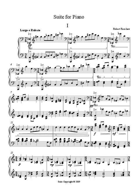 Suite for Piano - Download Sheet Music PDF file | Sheet music, Download sheet music, Sheet music pdf