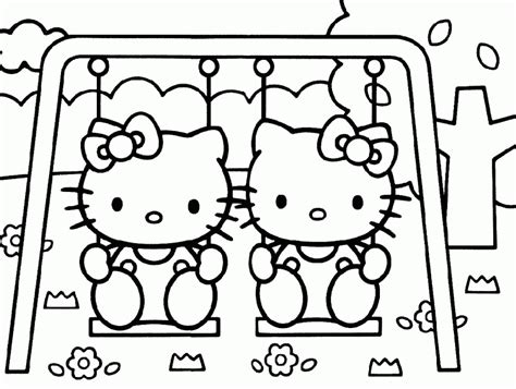 Hello Kitty Drawings For Kids - Coloring Home