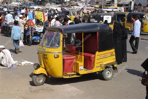 Three Wheel Auto, India — Stock Photo © ARTEKI #1412649