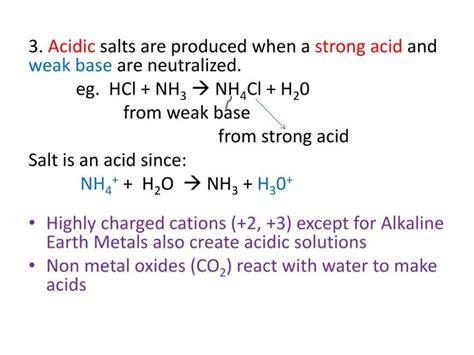 PPT - pH of Salts PowerPoint Presentation - ID:1994692