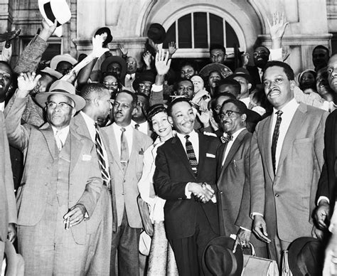 Martin Luther King Jr. after bus boycott trial March 23 1956 Saint John, Malcolm X, Martin ...