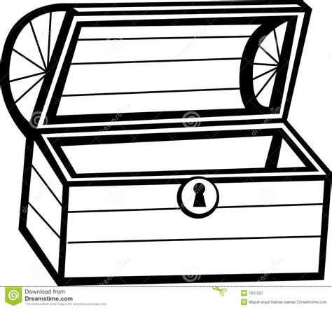 Treasure Chest Clipart Black And White | Free download on ClipArtMag