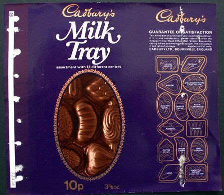 70's CADBURY'S MILK TRAY CHOCOLATE BAR | Retro sweets, Sweet wrappers ...