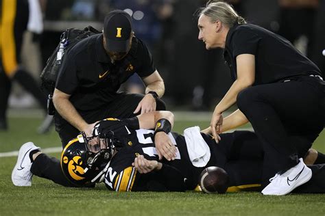 Cade McNamara injury update: How long is Iowa QB out for?