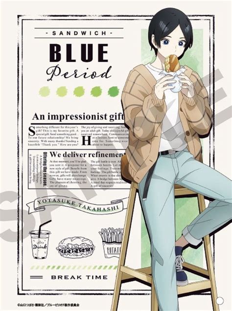 Blue Period Official Art | Yotasuke Takahashi | Blue, Period, Love blue