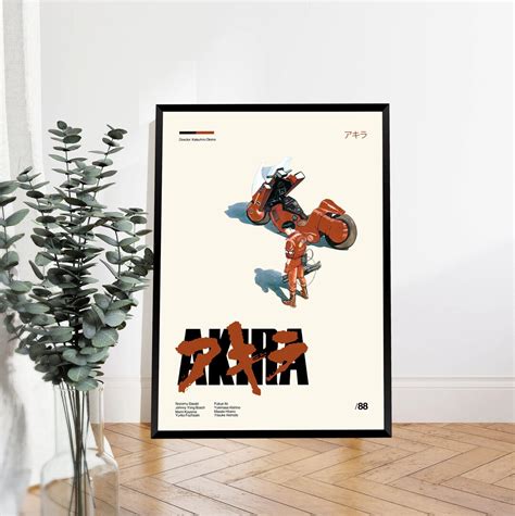 Akira Movie Poster Akira Print Vintage Retro Modern Art - Etsy