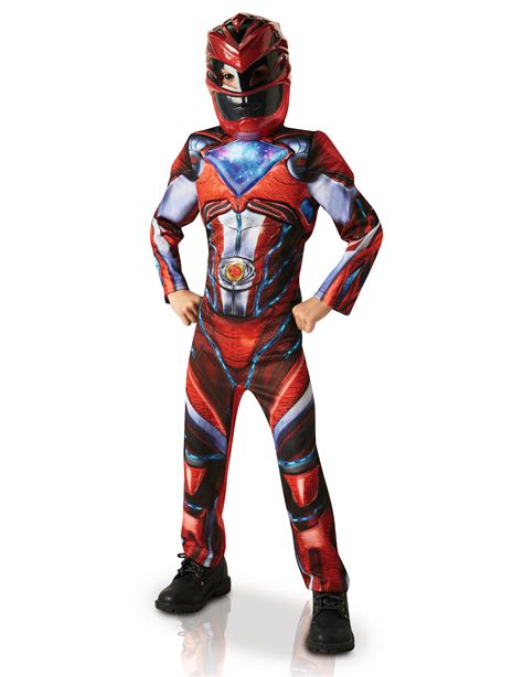 Costume Power Rangers™ Rosso Deluxe Bambino: Costumi bambini,e vestiti ...