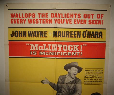 McLintock! Original 1sh Movie Poster 1963 John Wayne, Maureen O'Hara | #1720831065