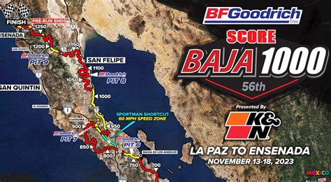 Baja 1000 Map 2025 Map - Rose Bower