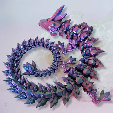 Dragon 3d Printed Fidget Crystal - Etsy