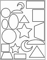 Free Printable Shapes Coloring Pages sketch template