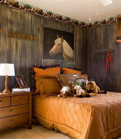 Great Horse Painted for Contemporary Kids Bedroom Murals ... | Horse decor bedroom, Horse ...