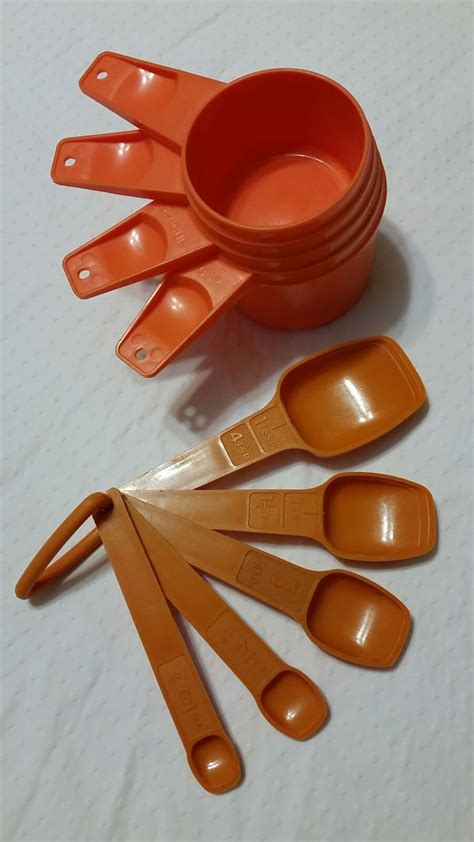 Vintage Tupperware Measuring Cups/Spoons | Vintage tupperware ...