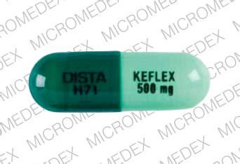 KEFLEX 500 mg Pill Green Capsule/Oblong - Pill Identifier