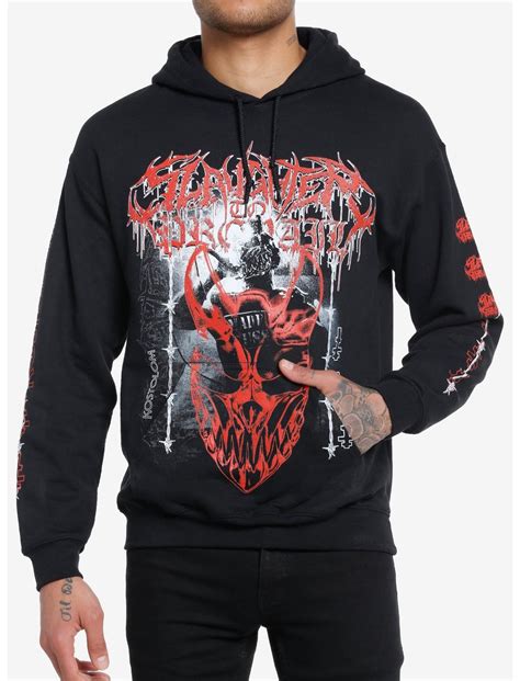 Slaughter To Prevail Kostolom Singing Demon Hoodie | Hot Topic