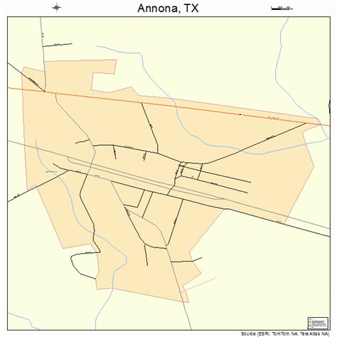 Annona Texas Street Map 4803360