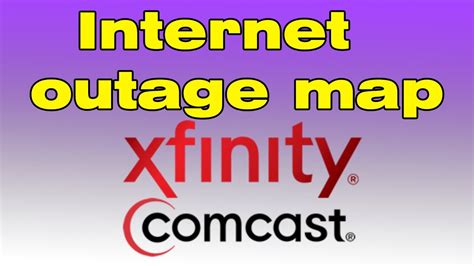 Comcast Xfinity internet outage map - YouTube