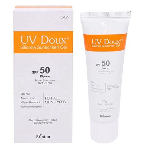 UV Doux Silicone Sunscreen Gel SPF-50 - Serene Derma Store