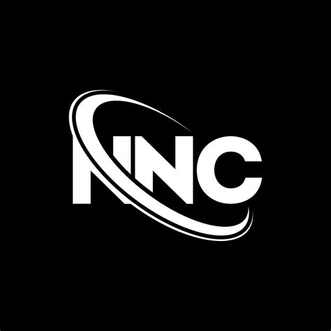 logotipo de nc. carta nnc. diseño del logotipo de la letra nnc. logotipo de iniciales nnc ...