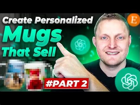 Create Personalized Mugs for Etsy with ChatGPT & MyDesigns (Easy AI Side Hustle) - Part 2 - YouTube
