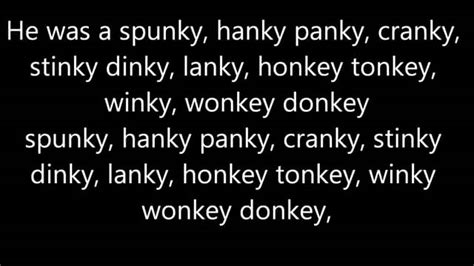 Wonky donkey (lyrics) on Vimeo