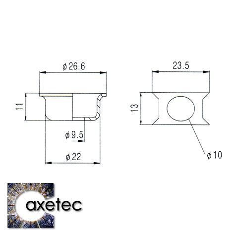 Guitar Parts by Axetec - Telecaster Jack Plates