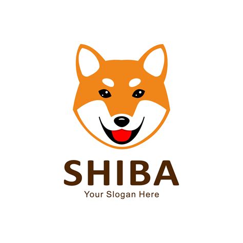 shiba inu logo 9489008 Vector Art at Vecteezy