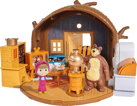 Simba 109301632 Masha Bear's House Playset, Multicolor: Amazon.co.uk: Toys & Games