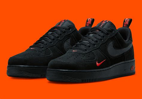 Nike Air Force One Black Orange Cheap Sale | bellvalefarms.com