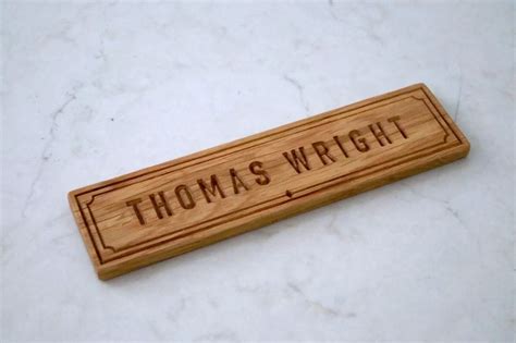 Engraved Wooden Door Name Plates | MakeMeSomethingSpecial.com