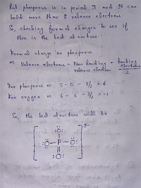 [Solved] for PO 4 3- , phosphate ion, draw the lewis structure (by counting... | Course Hero