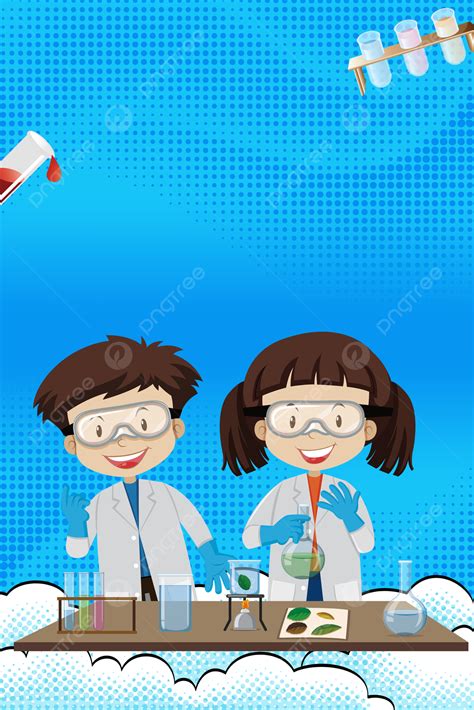 Cartoon Fresh Science Experiment Background Wallpaper Image For Free Download - Pngtree