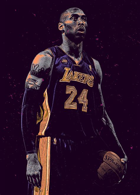 Wall Art Print Lakers Basketball Player 24 | Gifts & Merchandise | UKposters