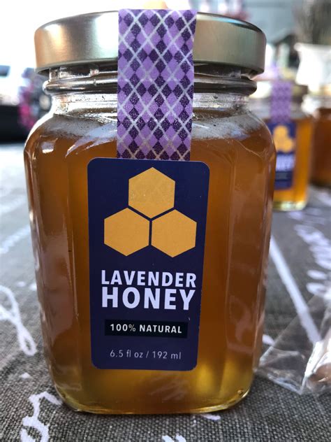 Lavender Honey Raw Honey Local Honey Near Me Special Treat - Etsy