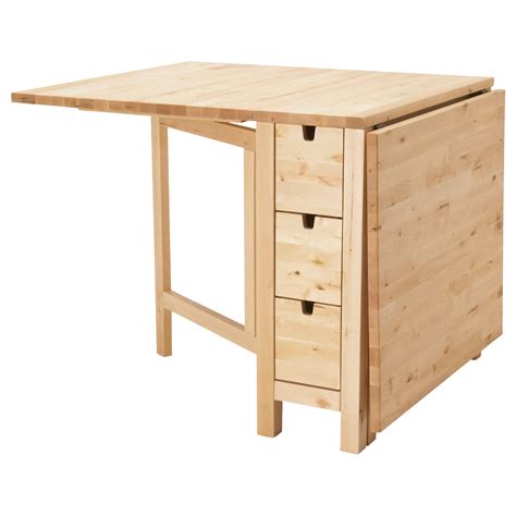 NORDEN birch, Gateleg dining table - IKEA