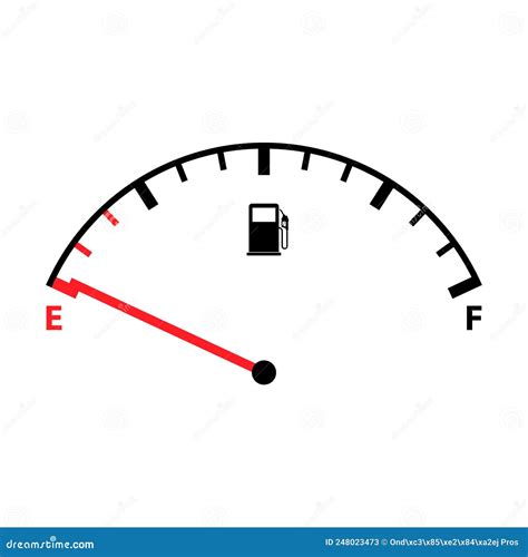 Fuel Car Indicator Icon, Gauge Petrol Automobile Meter Symbol, Control ...