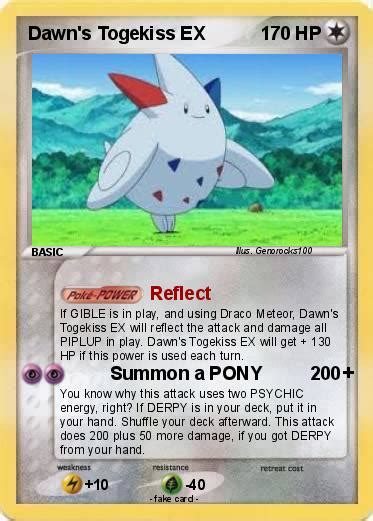 Pokémon Dawn s Togekiss EX - Reflect - My Pokemon Card