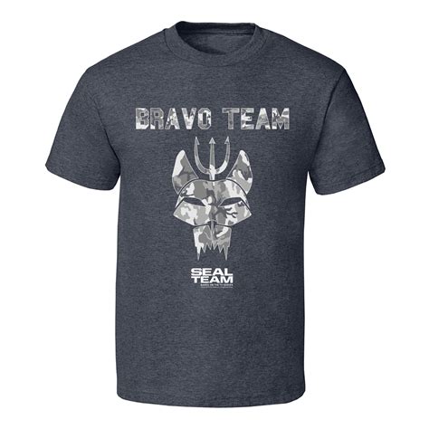 SEAL Team Bravo Team T-Shirt (Charcoal Heather) | Shop the CBS Official ...