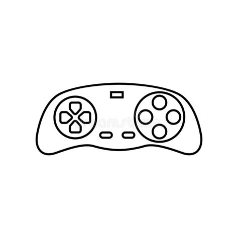 Video Game Controller Icon Vector. Joystick Illustration Sign. Manual Control Symbol or Logo ...