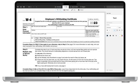 Texas W4 Form 2023 Pdf - Printable Forms Free Online