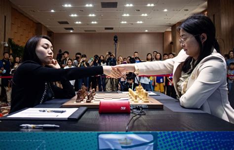 Lei holds on to salvage draw in FIDE Women's World Championship Match