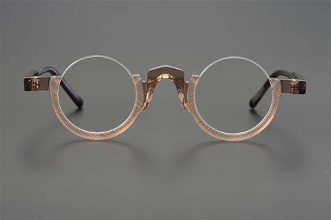 Legend Acetate Half Round Glasses Frame – Southood Green And Brown ...