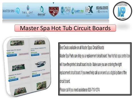 Master Spa Hot Tub Circuit Boards