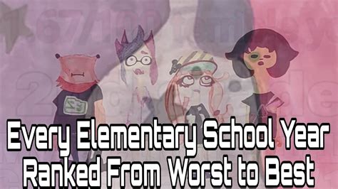 My Elementary School Years Ranked from Worst to Best - YouTube