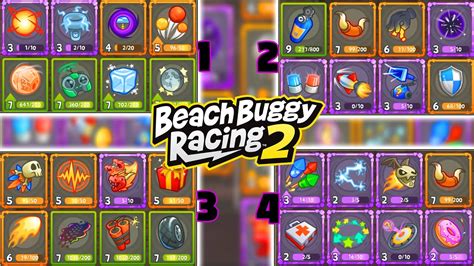 4 Type Powerups Combination 4 Type 🔥 BEACH BUGGY RACING™ 2 ⚡1st place 1.6.6 Updated. - YouTube