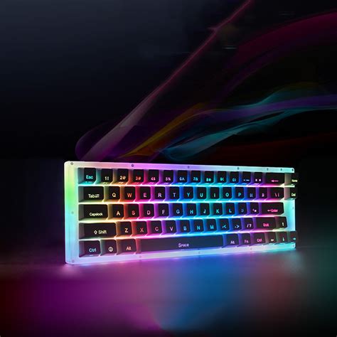 Womier K66 | Gateron Switch RGB | Mechanical Gaming Keyboard with Crys