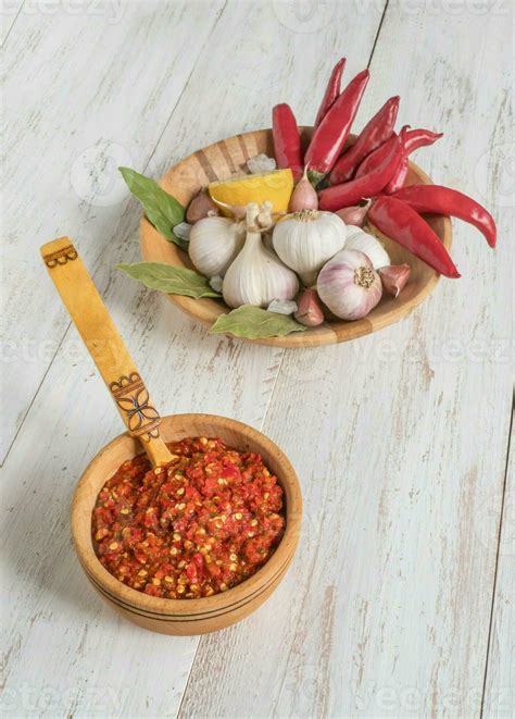 Spicy harissa sauce. 24760829 Stock Photo at Vecteezy