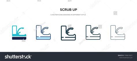 Scrub Icon Different Style Vector Illustration Stock Vector (Royalty Free) 1558619027 | Shutterstock