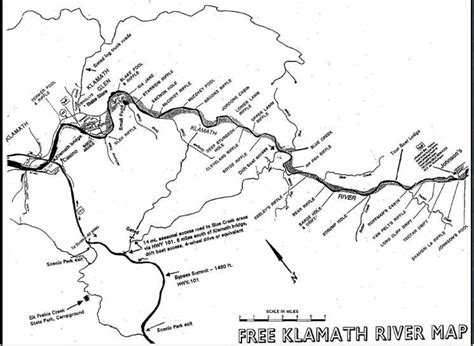 2017 Klamath River Map and Fishing Report and Local Hunting Areas and ...